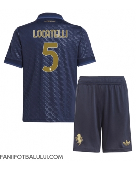 Juventus Manuel Locatelli #5 Echipament de Fotbal Replică 2024-25 Copii Treilea (+ Șorturi)